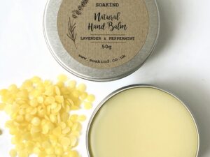 Natural Beeswax Hand Balm (Lavender & Peppermint)