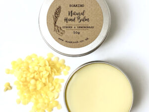 Natural Beeswax Hand Balm (Ginger & Lemongrass)